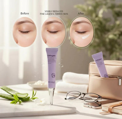 BIOAQUA Type III Collagen Eye Cream – Reduce Dark Circles & Fine Lines 👁️