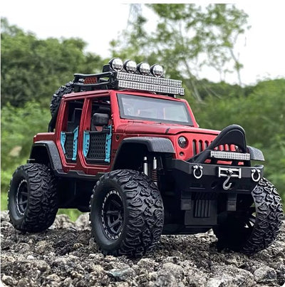 Metal Jeep Toy for Kids | Die-Cast Off-Road Car Model & Pull Back Toy UAE